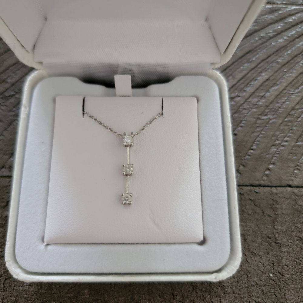 3-Tier Diamore Sterling Silver necklace